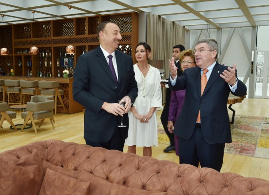 Azerbaijani president awarded with International Olympic Committee’s medal