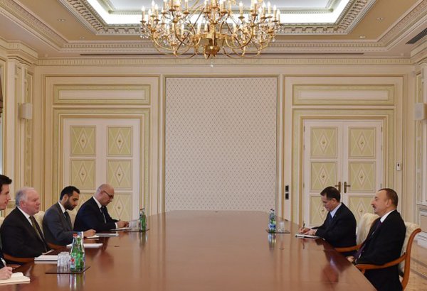 President Aliyev receives delegation led by UK PM’s trade envoy