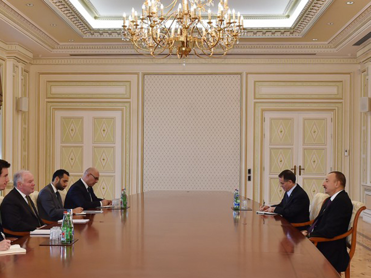 President Aliyev receives delegation led by UK PM’s trade envoy