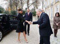 Azerbaijan`s First Lady Mehriban Aliyeva meets president of French Senate