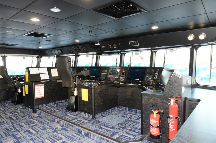 Ilham Aliyev attended a ceremony to inaugurate the fast crew boat after Muslim Magomayev