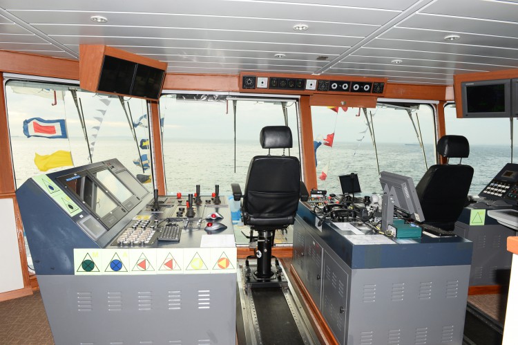 Ilham Aliyev attended a ceremony to inaugurate the fast crew boat after Muslim Magomayev