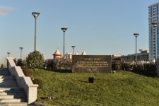 Azerbaijani president attends opening of Yasamal park (PHOTO)