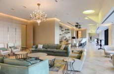 President Ilham Aliyev and his spouse review ongoing work at Baku Olympic Stadium