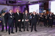 Azerbaijani president attends presentation of Baku-2015 First European Games in Davos (PHOTO)