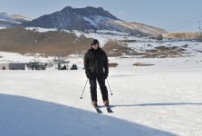 Azerbaijani president and his spouse visit Shahdag tourism complex (PHOTO)