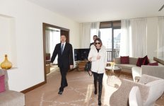 Azerbaijani president and his spouse visit Shahdag tourism complex (PHOTO)