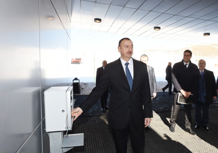 Azerbaijani president and his spouse visit Shahdag tourism complex (PHOTO)