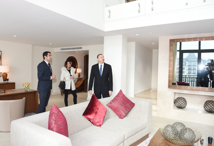 Azerbaijani president and his spouse visit Shahdag tourism complex (PHOTO)