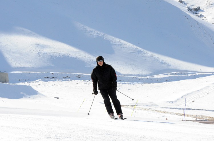 Azerbaijani president and his spouse visit Shahdag tourism complex (PHOTO)