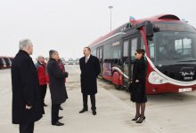 Azerbaijani president, his spouse review work as part of First European Games (PHOTO)