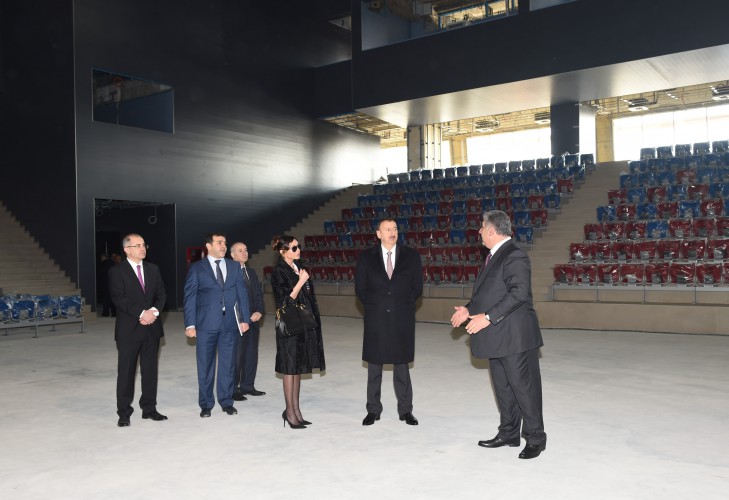 Azerbaijani president, his spouse review work as part of First European Games (PHOTO)