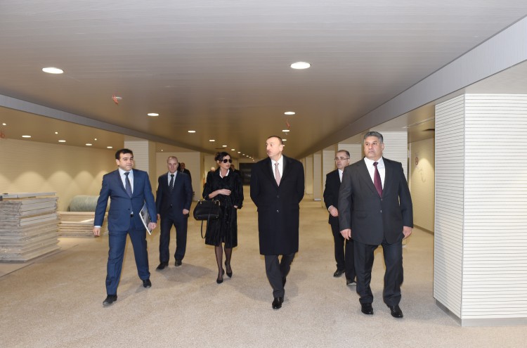 Azerbaijani president, his spouse review work as part of First European Games (PHOTO)