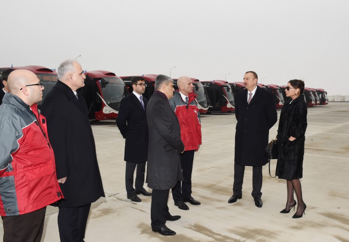 Azerbaijani president, his spouse review work as part of First European Games (PHOTO)