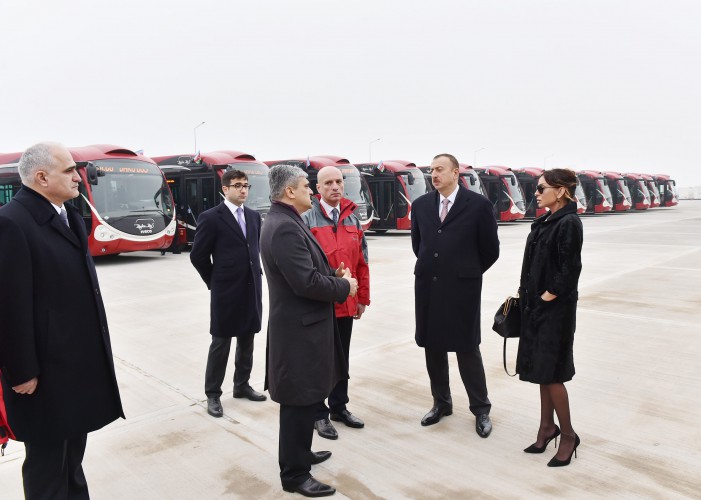 Azerbaijani president, his spouse review work as part of First European Games (PHOTO)