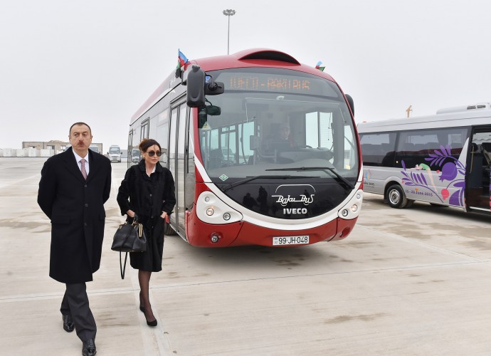 Azerbaijani president, his spouse review work as part of First European Games (PHOTO)