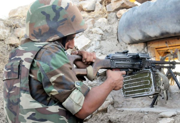 Armenian armed forces open fire at Azerbaijani settlements