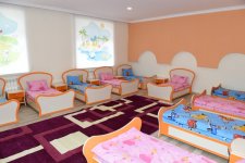 President Ilham Aliyev attends opening of kindergarten, construction of which was initiated by Heydar Aliyev Foundation in Mingachevir