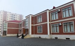 President Ilham Aliyev reviews newly-built residential complex for IDP families in Mingachevir
