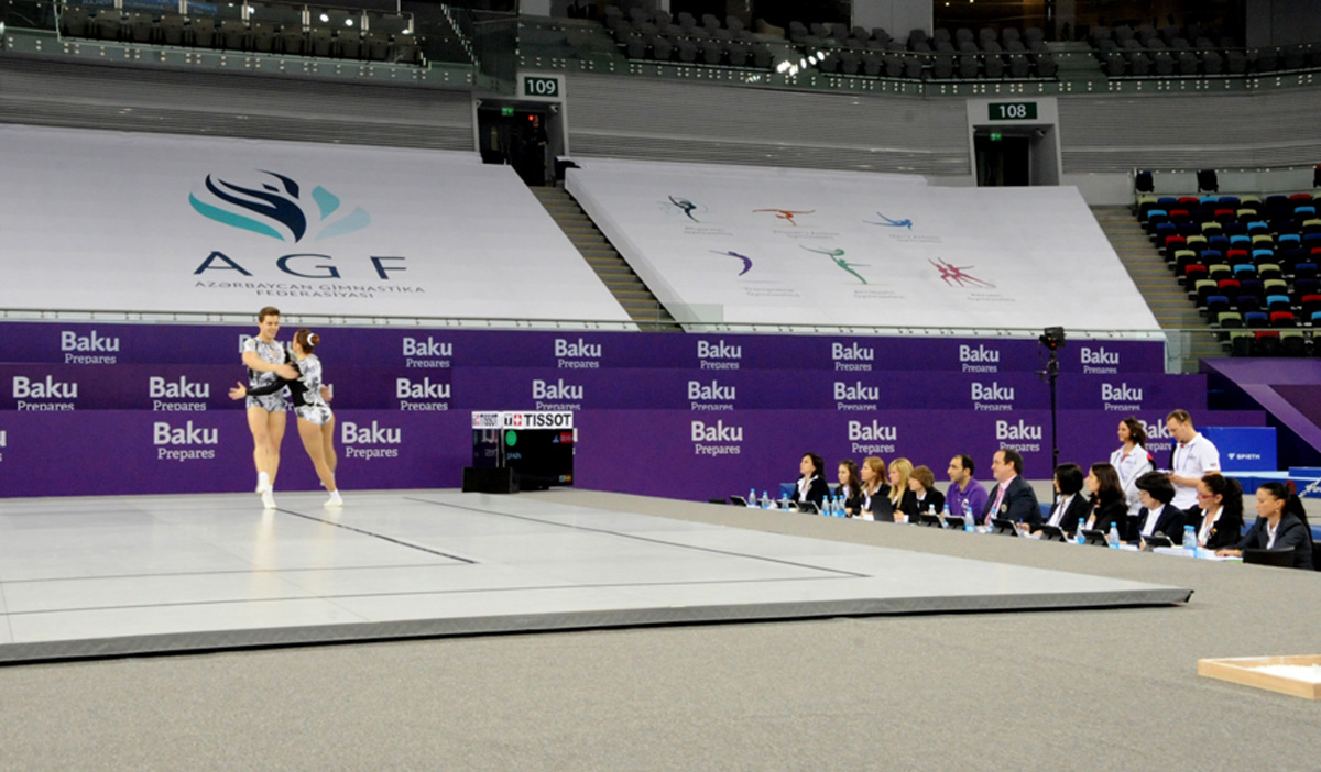 Azerbaijani gymnasts win gold medal in mixed doubles