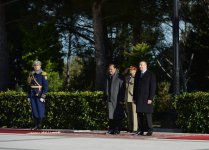 Official welcoming ceremony held in Baku for Pakistan’s president (PHOTO)
