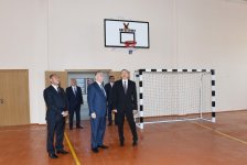 President Ilham Aliyev reviews newly-built residential complex for IDP families in Barda
