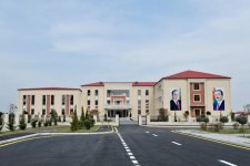President Ilham Aliyev reviews newly-built residential complex for IDP families in Barda