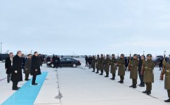President Ilham Aliyev ended his working visit to Kars (PHOTO)
