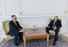 Azerbaijani president receives credentials from ambassadors of several countries (PHOTO)