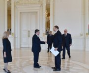 Azerbaijani president receives credentials from ambassadors of several countries (PHOTO)