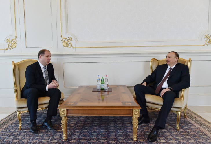 Azerbaijani president receives credentials from ambassadors of several countries (PHOTO)