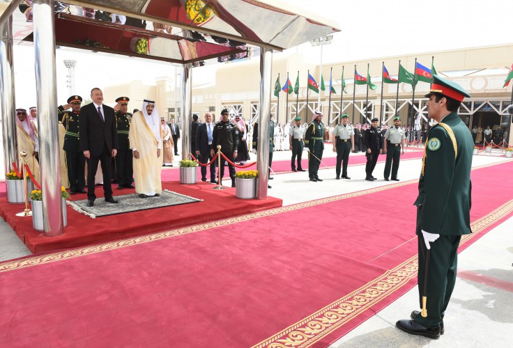 Azerbaijani president, his spouse arrive in the Kingdom of Saudi Arabia on official visit (PHOTO)