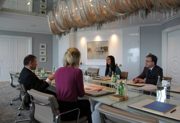 Heydar Aliyev Foundation vice-president meets with representatives of International Climbing and Mountaineering Federation (PHOTO)