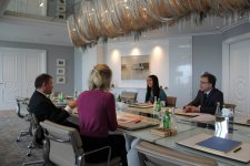Heydar Aliyev Foundation vice-president meets with representatives of International Climbing and Mountaineering Federation (PHOTO)