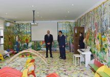 President Ilham Aliyev attended the opening of a newly-constructed kindergarten in Lankaran (PHOTO)