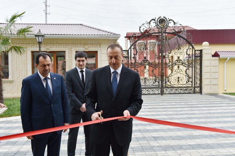 President Ilham Aliyev attended the opening of a newly-constructed kindergarten in Lankaran (PHOTO)