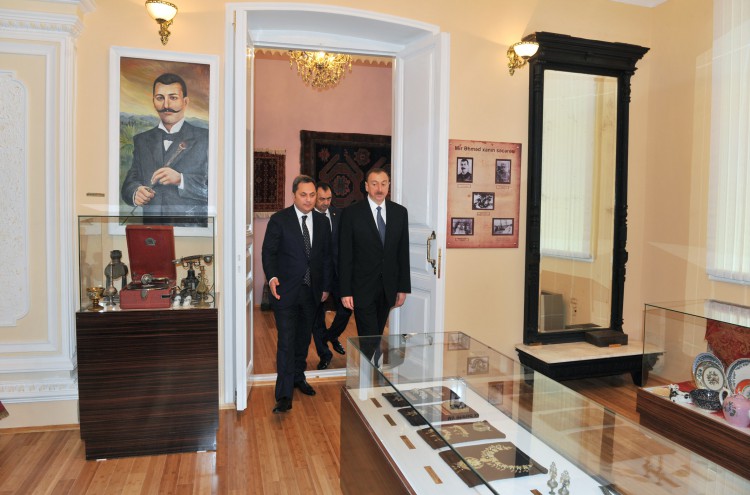 President llham Aliyev reviewed reconstruction and repair work in Lankaran Museum of History and Local Lore