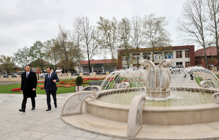President Ilham Aliyev reviewed the Culture Center in Lankaran after major overhaul (PHOTO)