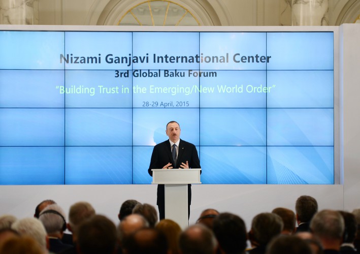 Ilham Aliyev: Baku Forum unique opportunity to tackle challenges, world tensions