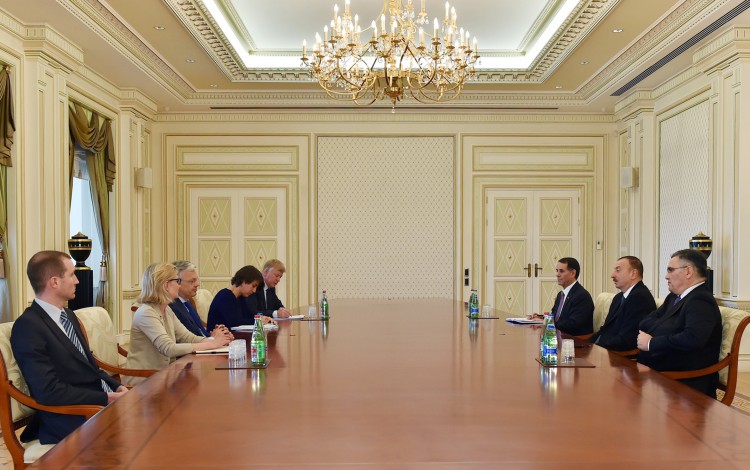 Ilham Aliyev receives delegation led by Belgian deputy PM