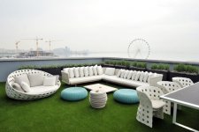 Azerbaijani president and his spouse attend opening of Inturist hotel