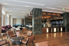Azerbaijani president and his spouse attend opening of Inturist hotel
