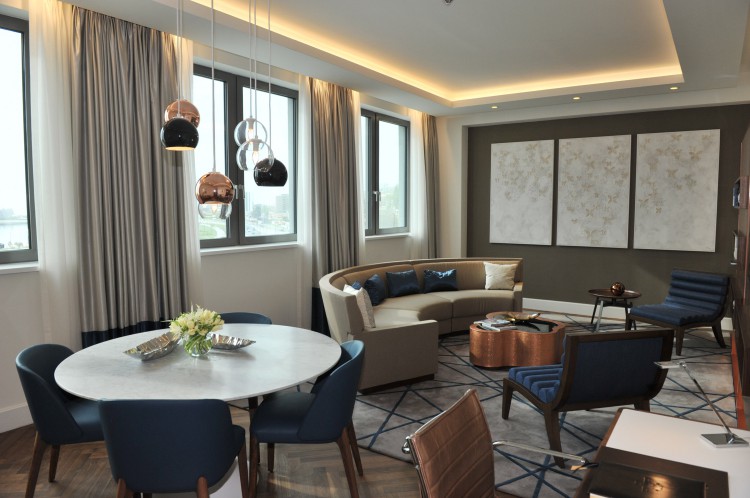 Azerbaijani president and his spouse attend opening of Inturist hotel