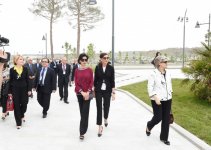 Azerbaijan`s first lady Mehriban Aliyeva attends opening ceremony of Tree of Peace (PHOTO)
