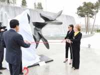 Azerbaijan`s first lady Mehriban Aliyeva attends opening ceremony of Tree of Peace (PHOTO)