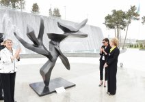 Azerbaijan`s first lady Mehriban Aliyeva attends opening ceremony of Tree of Peace (PHOTO)