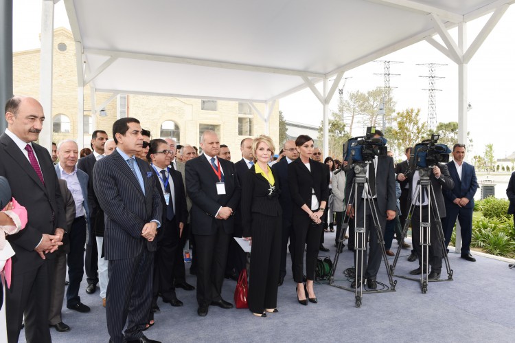 Azerbaijan`s first lady Mehriban Aliyeva attends opening ceremony of Tree of Peace (PHOTO)