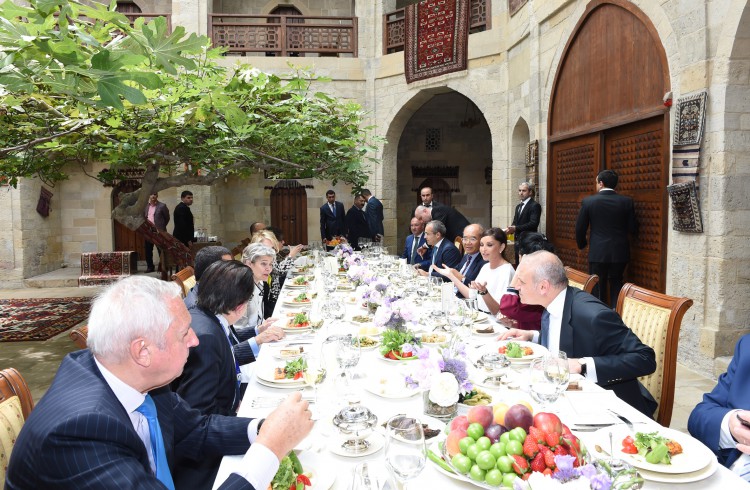 Azerbaijan`s first lady Mehriban Aliyeva attends opening ceremony of Tree of Peace (PHOTO)
