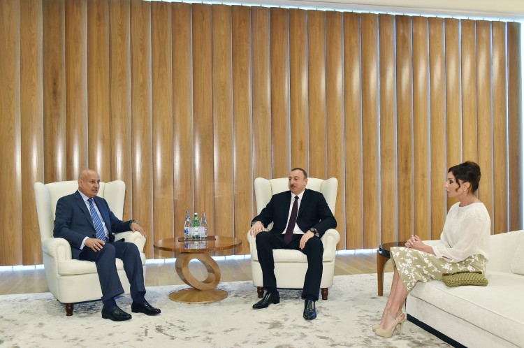 Azerbaijani president and his spouse meet with ISESCO director general