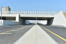 Ilham Aliyev attends opening of road and transport infrastructure built around Baku Olympic Stadium (PHOTO)